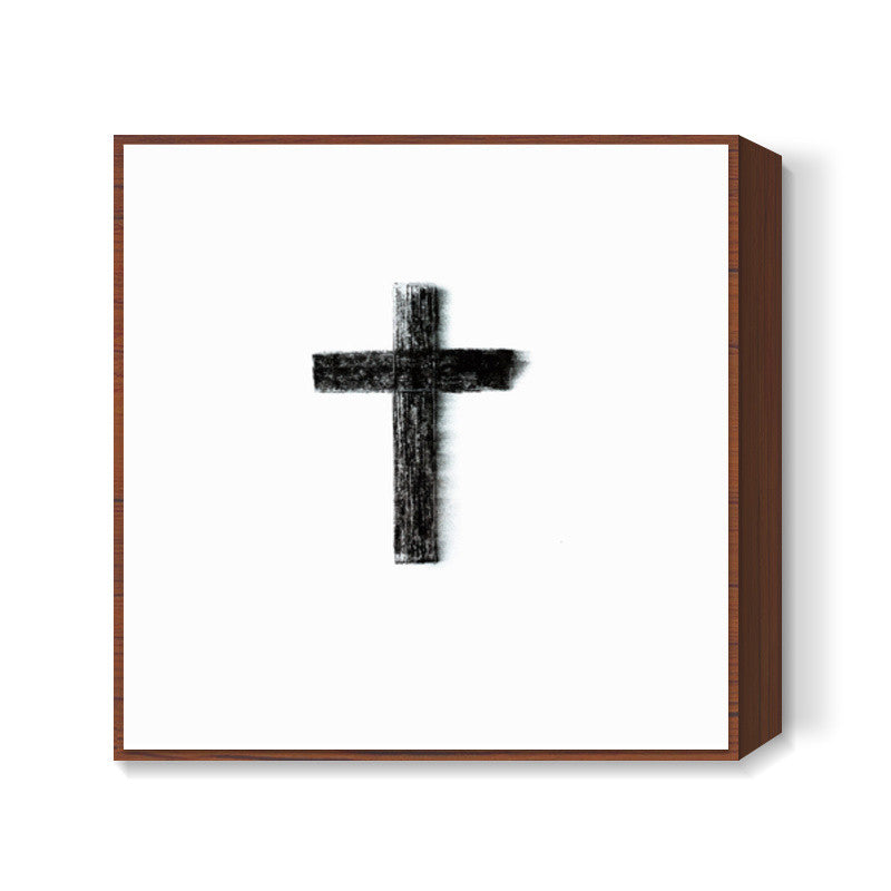 Cross WB Square Art Prints