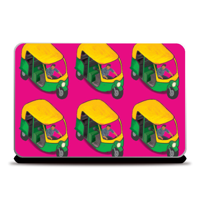 Laptop Skins, Auto Wala pop art Laptop Skins