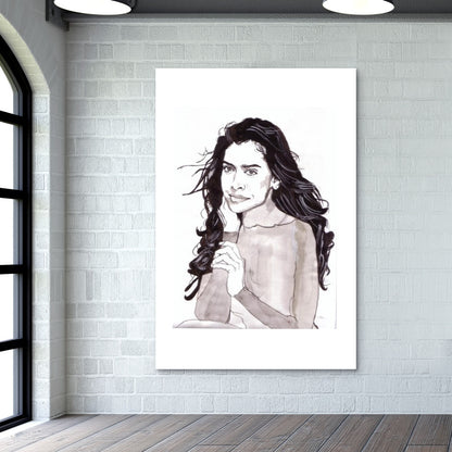 Every smile tells a story, seems to say Deepika Padukone Wall Art