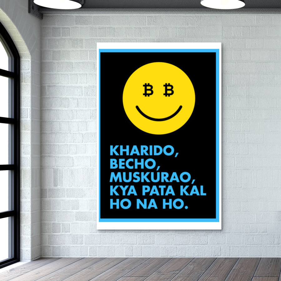 Kal ho na ho bitcoin Wall Art