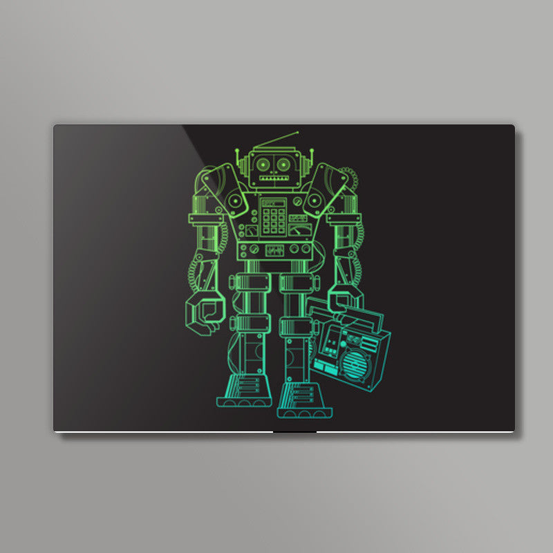 Music Robot Wall Art