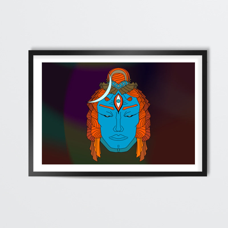 Urban Shiva (Texture Back) Wall Art