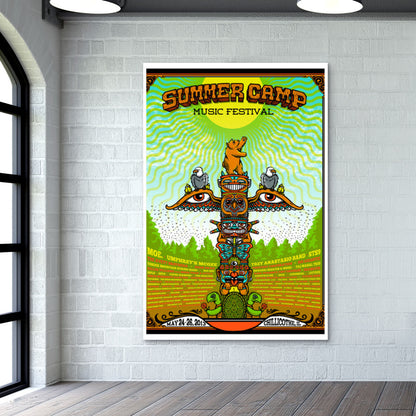 Summer Camp Music Festival Poster Wall Art