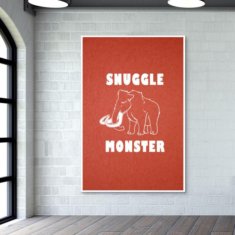 Snuggle Monster Wall Art