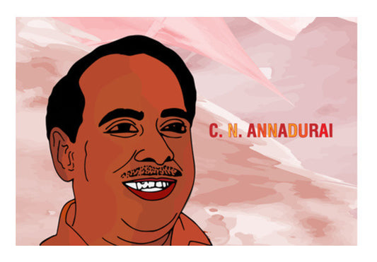 C. N. Annadurai Art PosterGully Specials