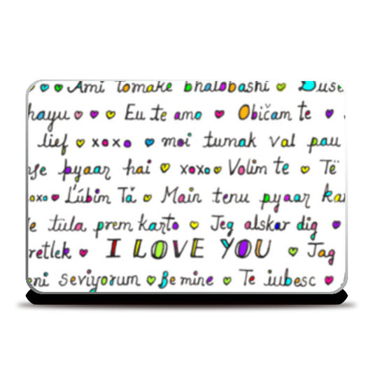 Laptop Skins, Valentines Day Special-Language of Love Laptop Skins