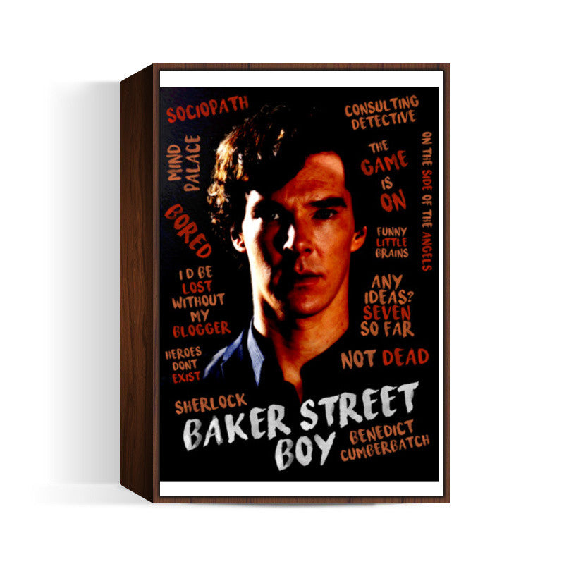 BBC SHERLOCK | Benedict Artwork | Baker street boy | Wall Art