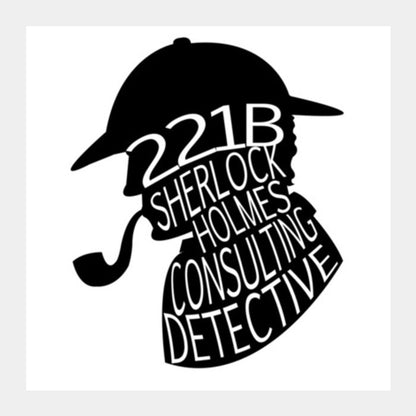 Sherlock Holmes, Consulting Detective Square Art Prints