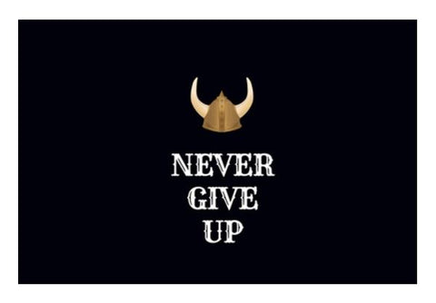 Never Give Up Wall Art PosterGully Specials