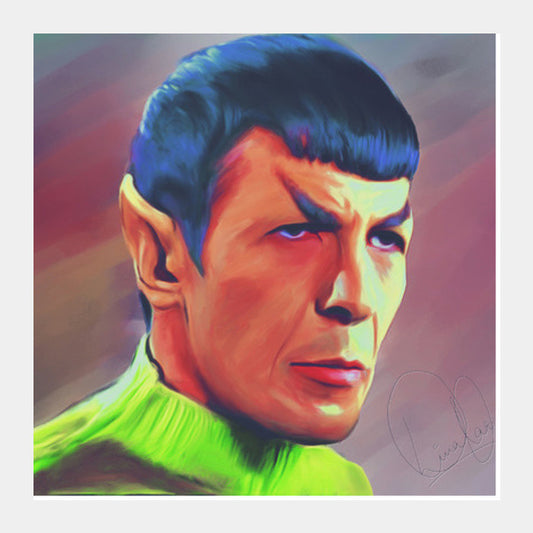 Spock Square Art Prints