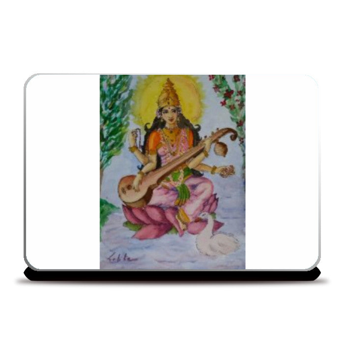 Laptop Skins, Godess Saraswati / artiste : Lalitavv, - PosterGully