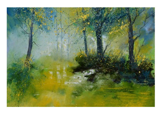 Wall Art, Pond in the wood Wall Art