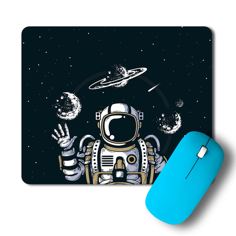 Astronaut In Space Artwork Mousepad