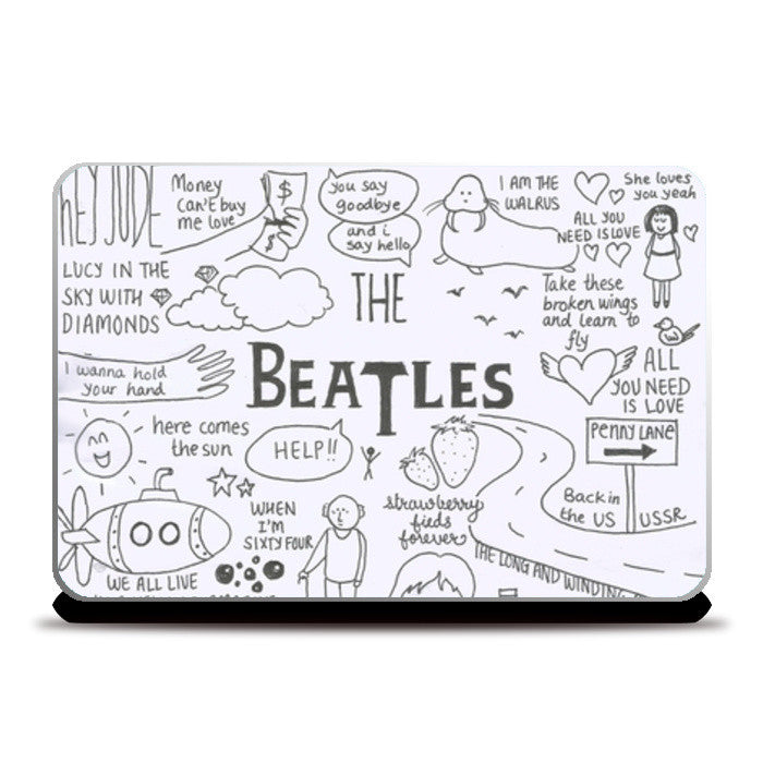 The Beatles laptop skin Laptop Skins