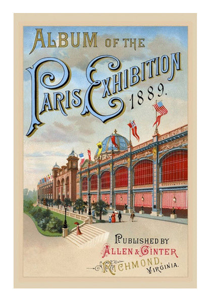 Vinatge Paris Exhibition Poster Wall Art