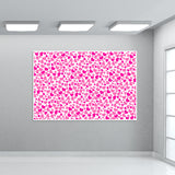 Pretty Pink Hearts Wall Art