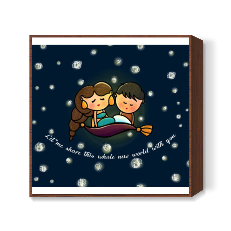 A Whole New World Square Art Prints
