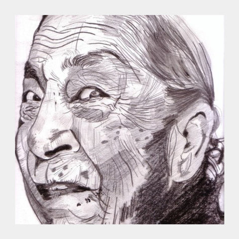Square Art Prints, Zohra Sehgal proved that age can never come in the way of a lively and spirited person Square Art Prints