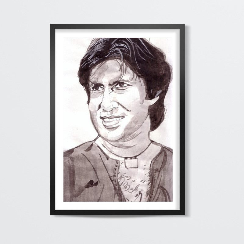 Bollywood superstar Amitabh Bachchan (BigB) says Memsaab, jo mard hota hai use dard nahin hota Wall Art