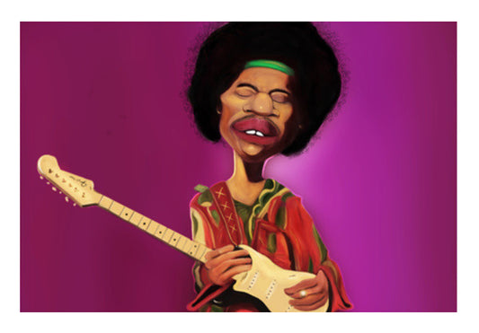 Wall Art, Jimi Hendix | Caricature Wall Art