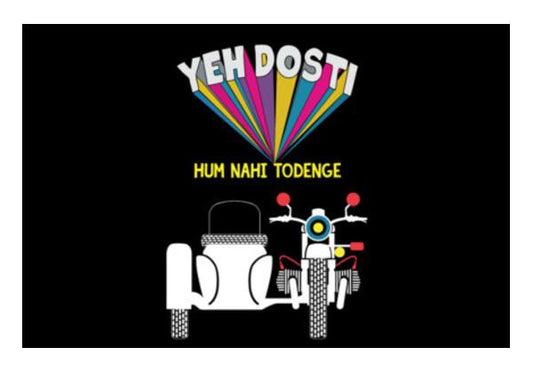 PosterGully Specials, Yeh Dosti | Bullet Wall Art