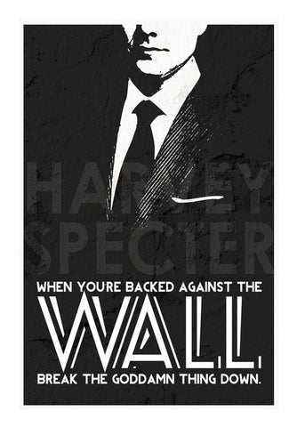 Wall Art, SUITS Harvey Specter Wall Quote Wall Art