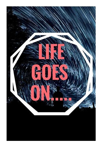 PosterGully Specials, Life Goes On Wall Art
