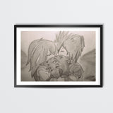 Train your Dragon Kiss Hiccup Toothless Wall Art