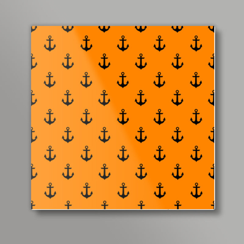 Anchors 2 Square Art Prints