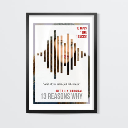13 Reasons Why | Netflix Orignal | Hannah Baker Wall Art