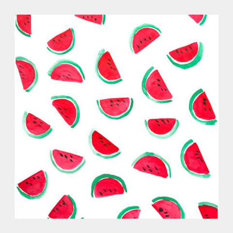 Square Art Prints, watermelons Square Art Prints