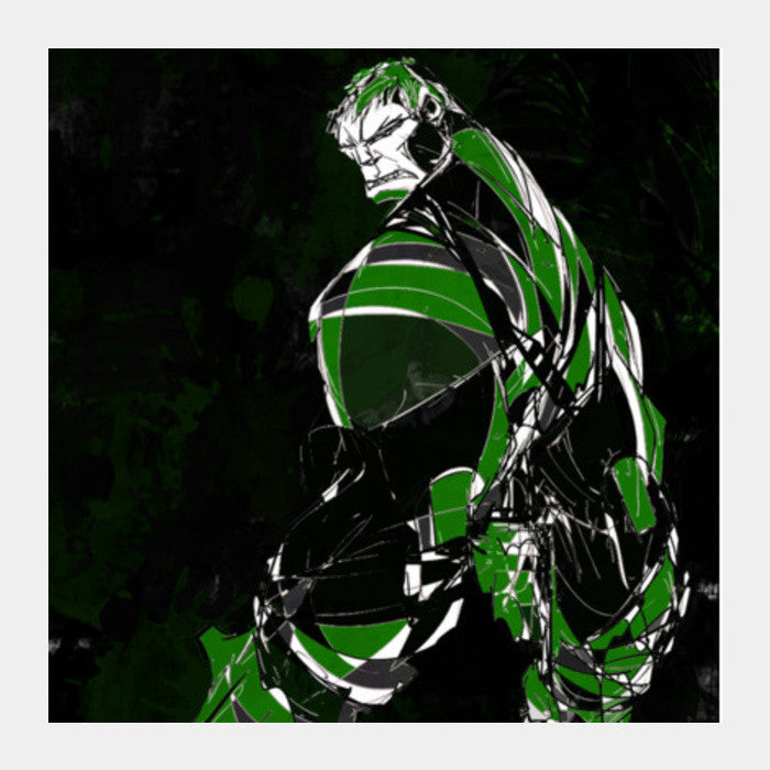 Square Art Prints, HULK | Mr. Green  Square Art Prints