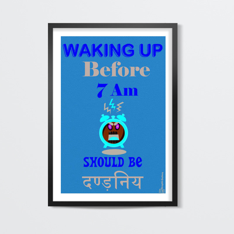 Waking Up Wall Art