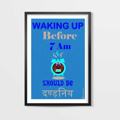 Waking Up Wall Art