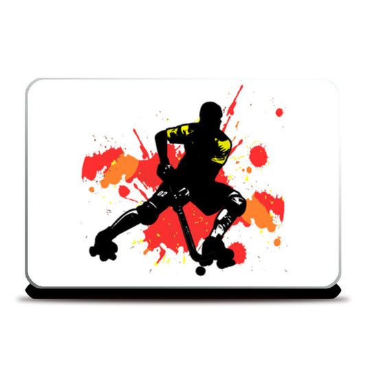 Skating Hockey Laptop Skins