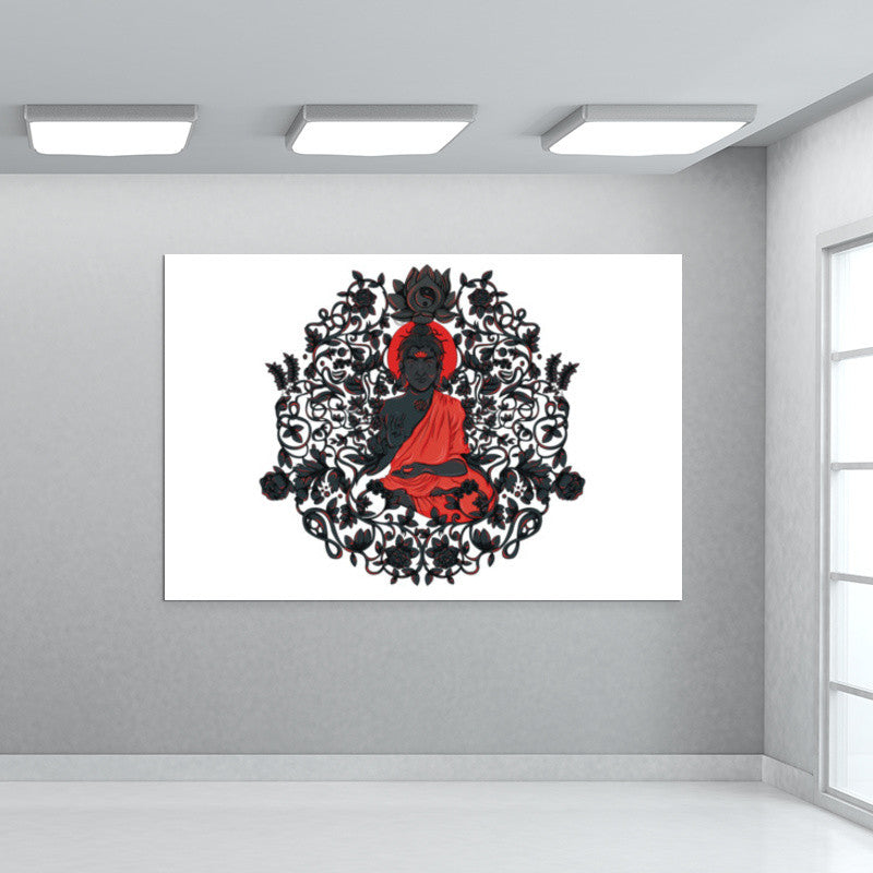 Meditation in Dark Wall Art