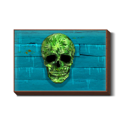 Weed Skull Wall Art