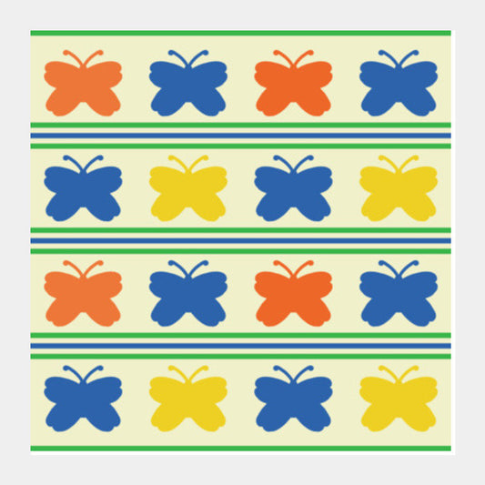 Square Art Prints, Butterflies I Square Art Prints