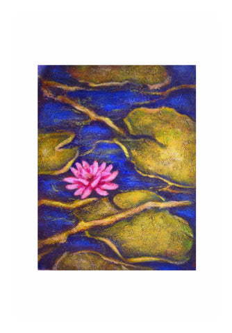 Wall Art, lotus pond.Raji Chacko, - PosterGully