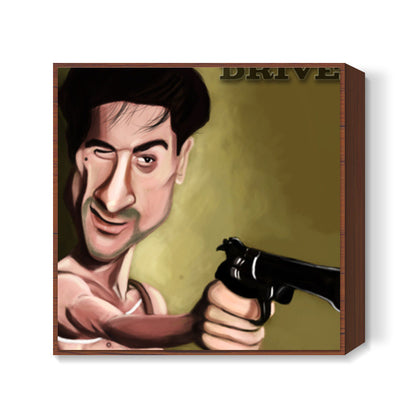 Taxi Driver | Caricature Square Art Prints