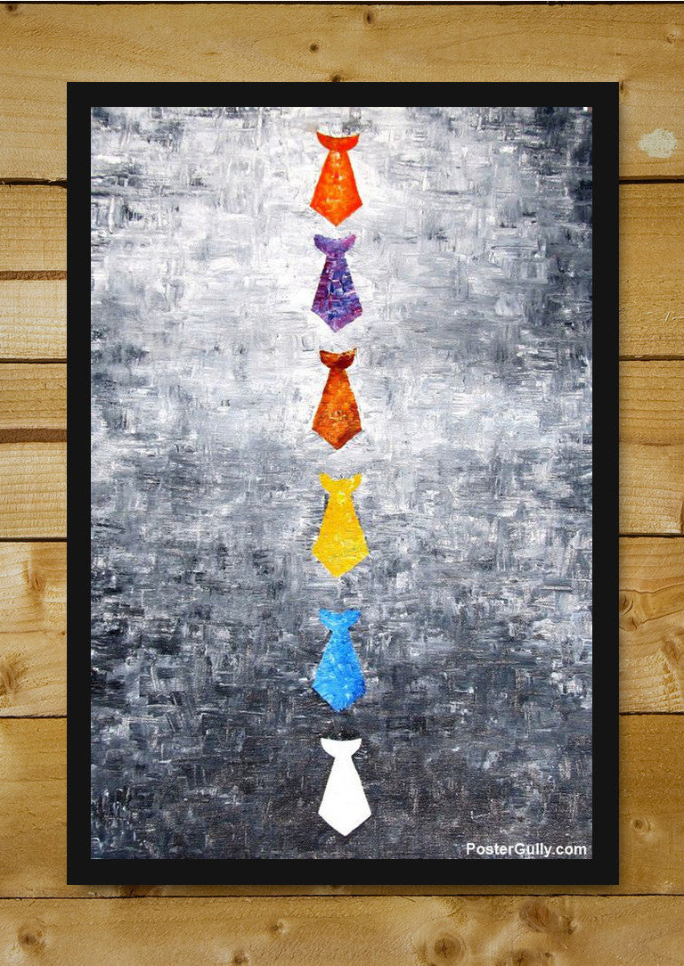 Wall Art, Six Tie Artwork