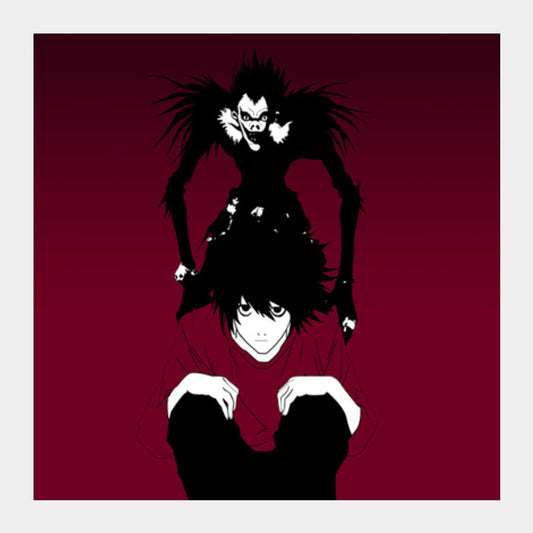 Death Note "L" Square Art Prints PosterGully Specials