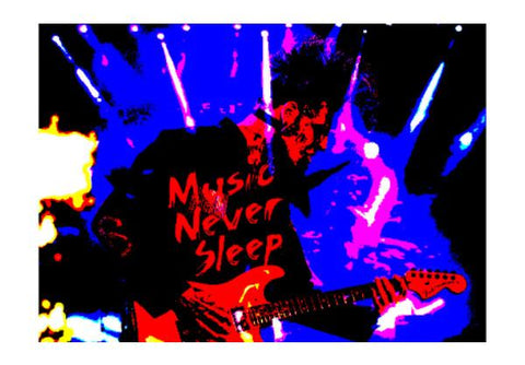 PosterGully Specials, Music Never Sleep Wall Art | Boys Theory | PosterGully Specials, - PosterGully
