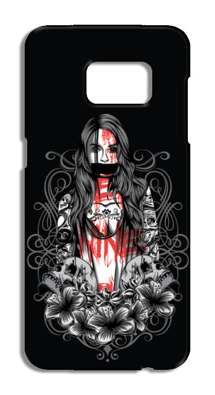 Girl With Tattoo Samsung Galaxy S7 Edge Tough Cases