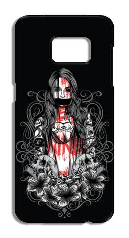 Girl With Tattoo Samsung Galaxy S7 Edge Tough Cases