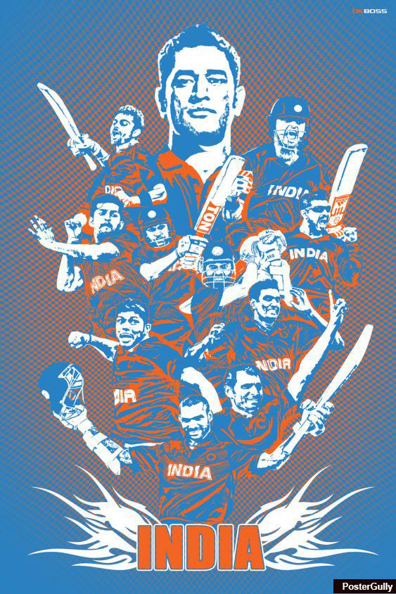 Wall Art, Team India Artwork