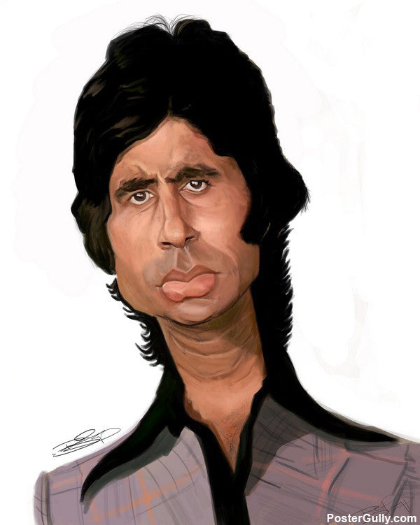 Wall Art, Amitabh Bachchan Artwork