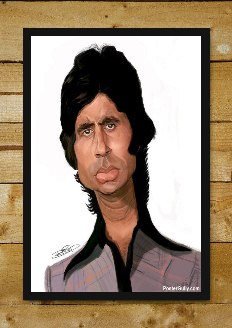 Wall Art, Amitabh Bachchan Artwork