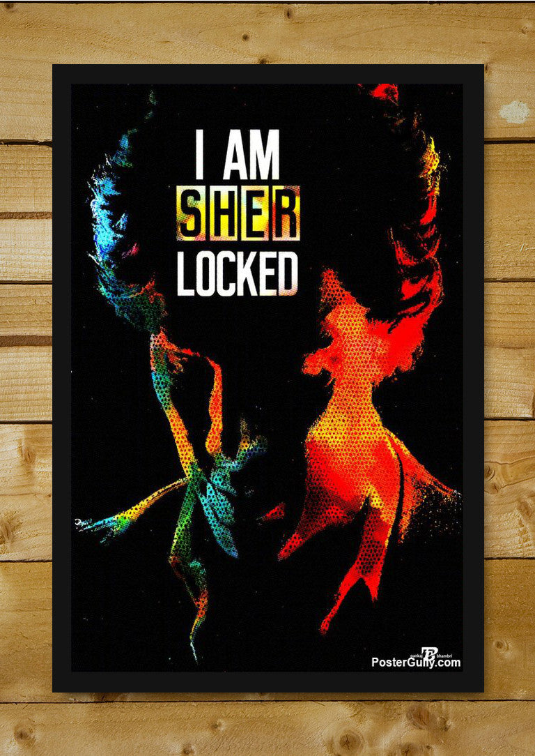 Wall Art, Half Tone Sherlocked Artwork