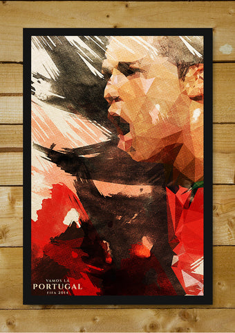 Framed Art, Cristiano Ronaldo Artwork Framed Art, - PosterGully